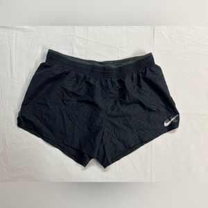 Nike Dri-FIT Running Shorts Women Medium Black Athletic Gym Lined Swoosh